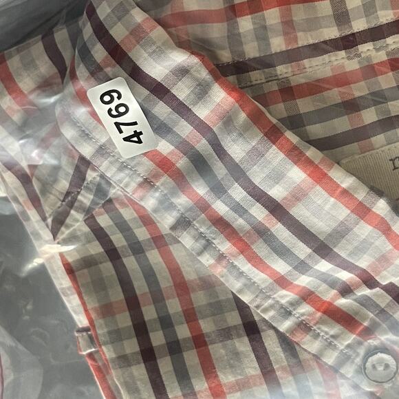 Rag Bone Tailored Workwear Shirt Mens Large Plaid Button Down Long Sleeve - Picture 16 of 16